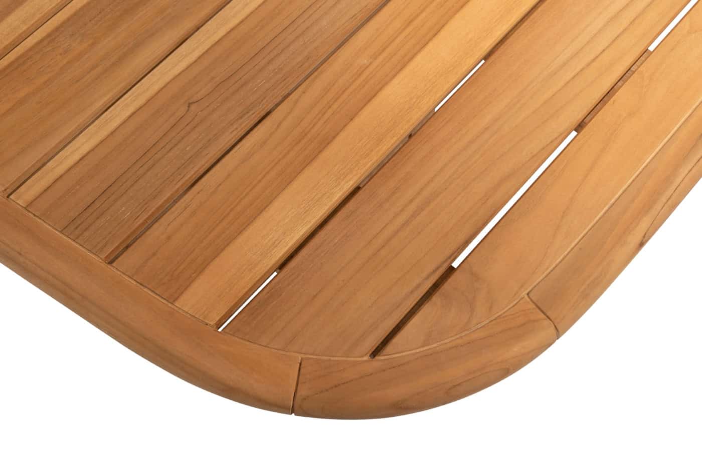 Taste 4SO Capri low dining tafel barrel-vorm teak 280 x 110 cm