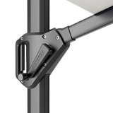 Platinum 400x300 Sun &amp; Shade zweefparasol Challenger T¹ premium  antra frame manhatten doek