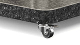 Platinum Ancona round edge 90kg Anthracite grey polished Graniet