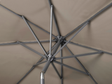Platinum Riva Ø300 antraciet frame olive doek