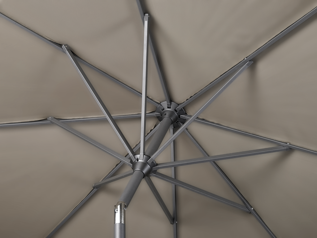 Platinum  Riva Ø400cm antraciet frame antraciet doek