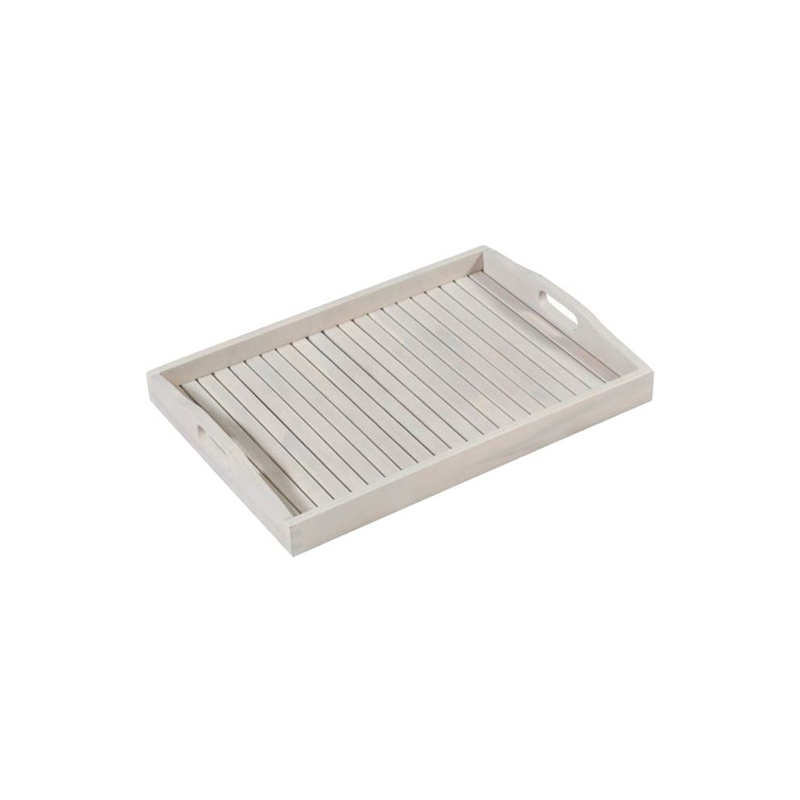 Exotan Riva serving tray white wash acacia