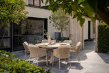 Taste 4SO Prado eettafel keramisch tafelblad latte 160 cm Ø