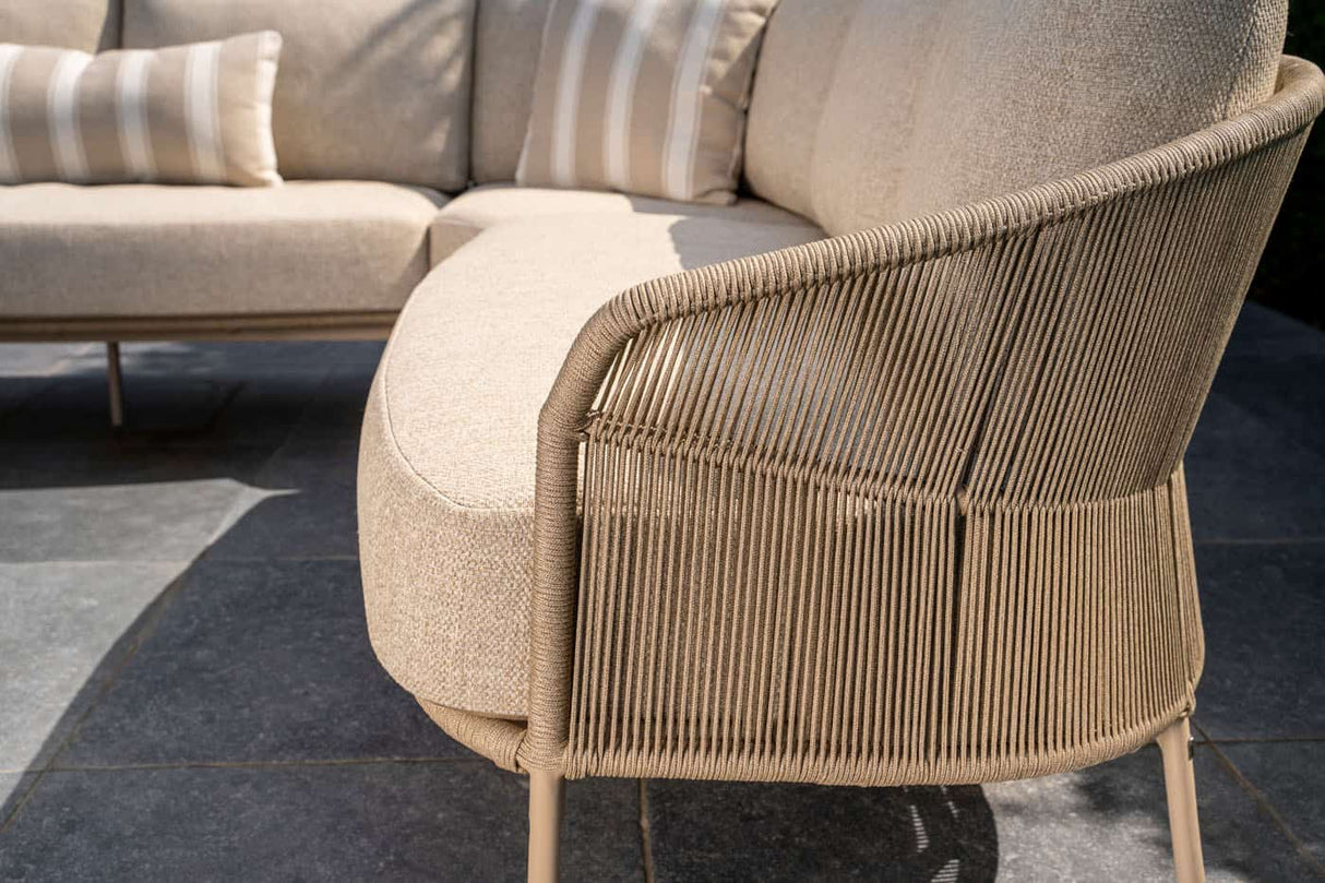 Taste 4SO Florence modulaire loungebank latte zonder salontafel