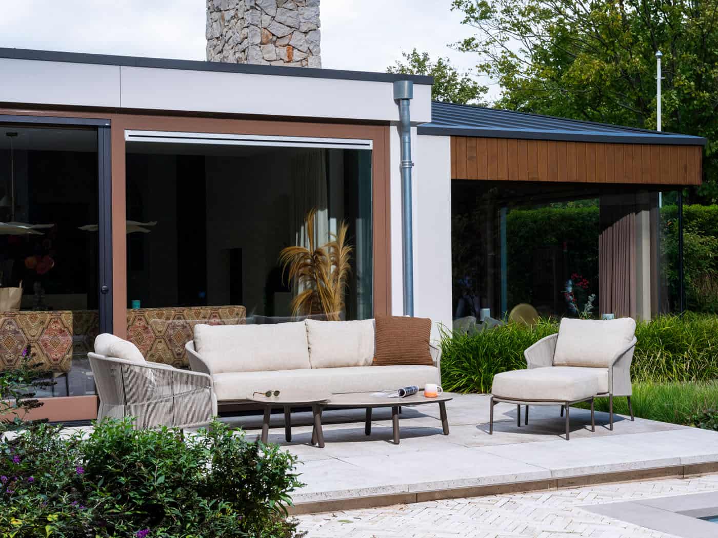 Taste 4SO Florence 3-zits bank terre incl. 4 kussens