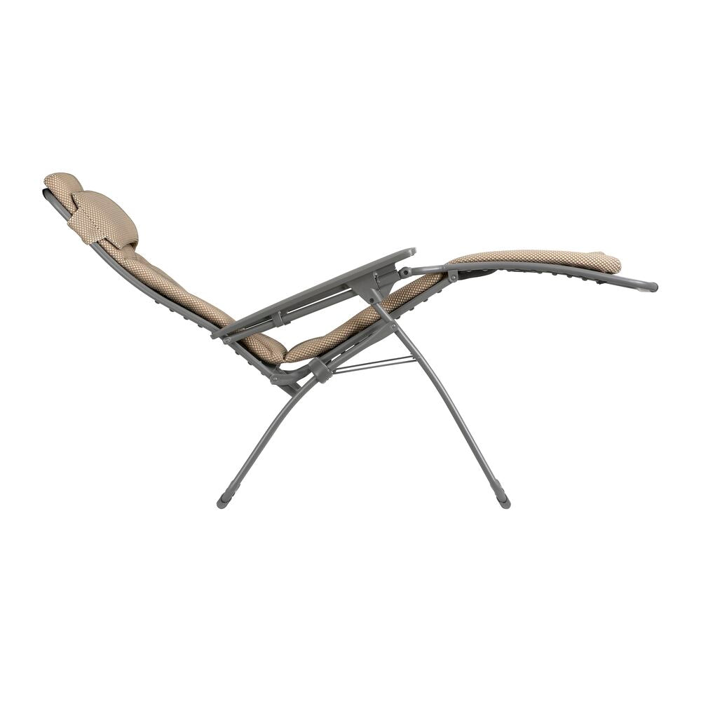 Lafuma Futura gepolsterde BeComfort Zero-Gravity Relaxstoel moka