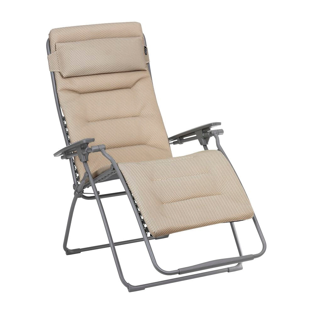 Lafuma Futura XL gepolsterde BeComfort Zero-Gravity Relaxstoel moka