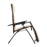 Lafuma Evolution Nikson gepolsterde Zero-Gravity Relaxstoel creme tube noir