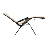 Lafuma Evolution Nikson gepolsterde Zero-Gravity Relaxstoel creme tube noir