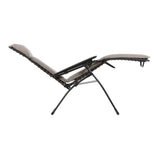 Lafuma Evolution Nikson gepolsterde Zero-Gravity Relaxstoel cendre tube noir