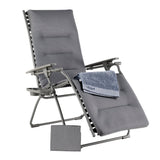 Lafuma ALL IN ONE Evolution relaxstoel silver tube titane