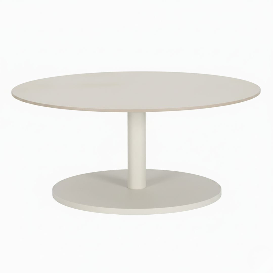 Lago Cisano koffietafel latte-greige 80Ø cm
