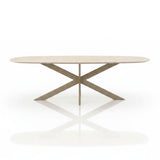 Lago Sirmione eettafel latte-greige 240x100x77 cm