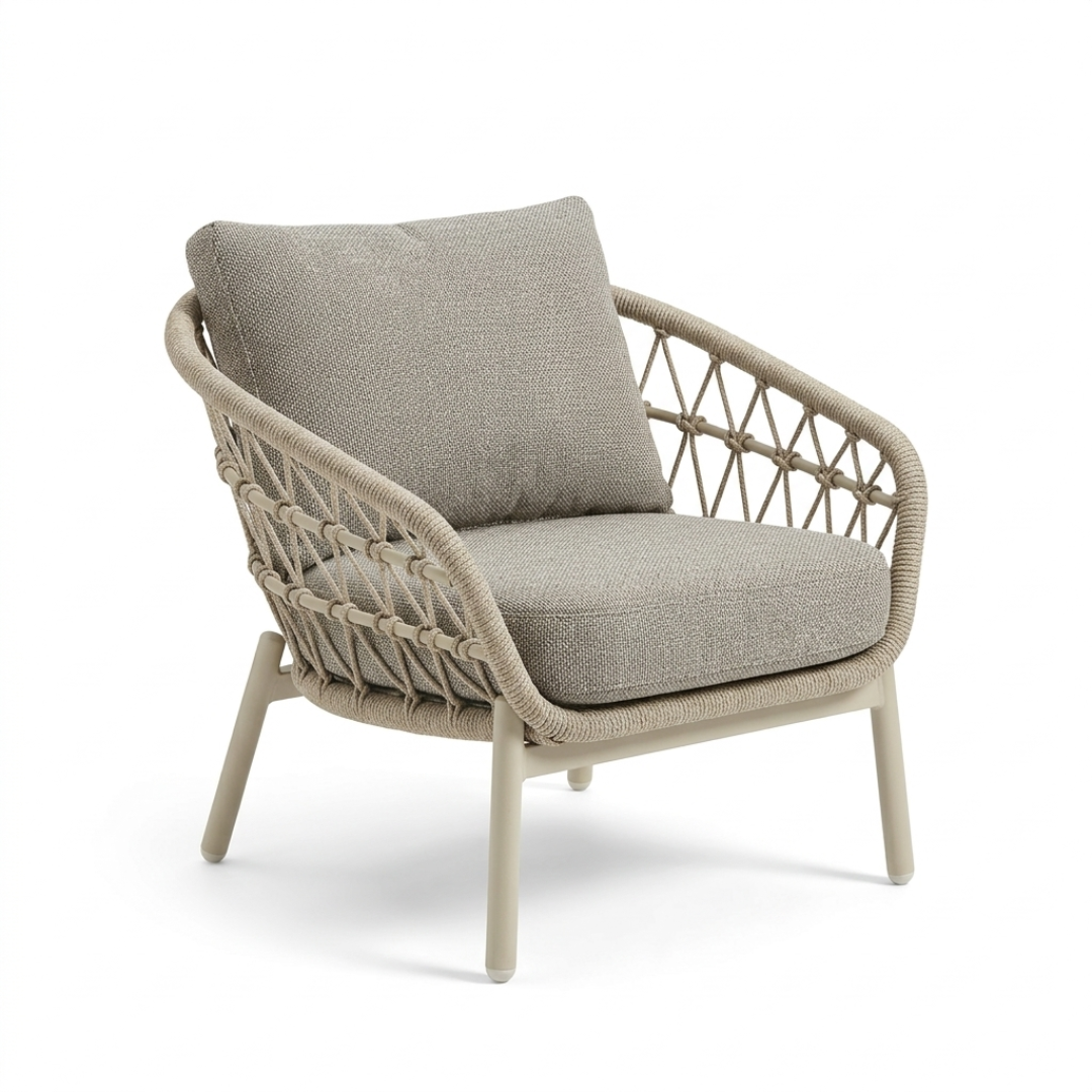 Lago Lazise lowdining-/loungestoel latte-beige