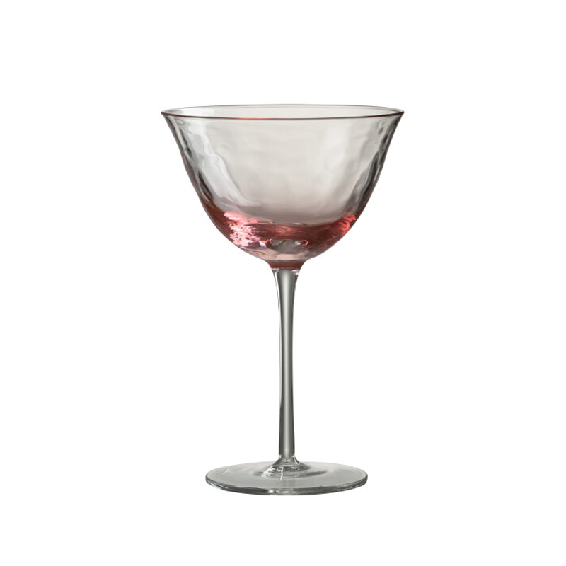 Lifestyle COCKTAILGLAS ONEFFEN GLAS ROZE (12x12x18.5cm)