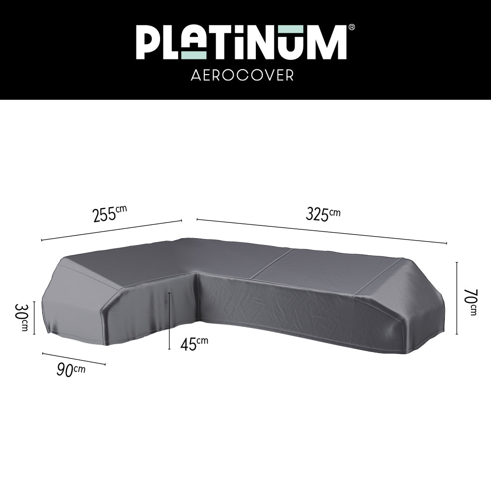 Platinum AeroCover Loungeset platformhoes links 7882 255x325x90xH30/45/70