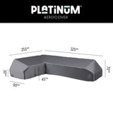 Platinum AeroCover Loungeset platformhoes links 7882 255x325x90xH30/45/70