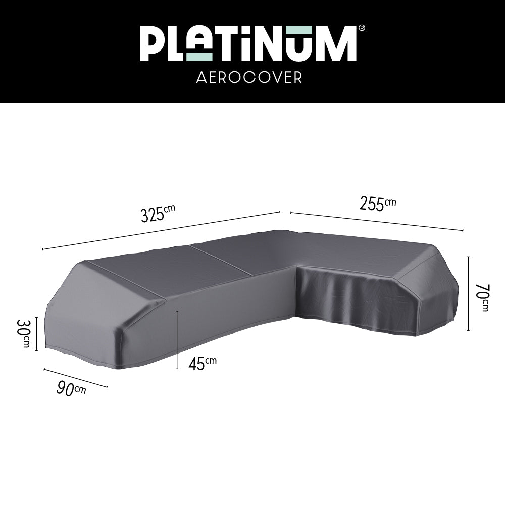 Platinum AeroCover Loungeset platformhoes rechts 7883 325x255x90xH30/45/70