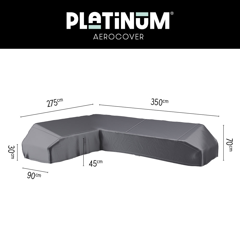 Platinum AeroCover Loungeset platformhoes links 7884 350x275x90xH30/45/70