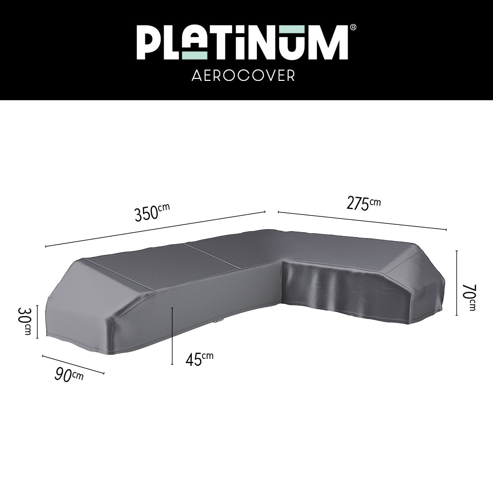 Platinum AeroCover Loungeset platformhoes rechts 7885 350x275x90xH30/45/70