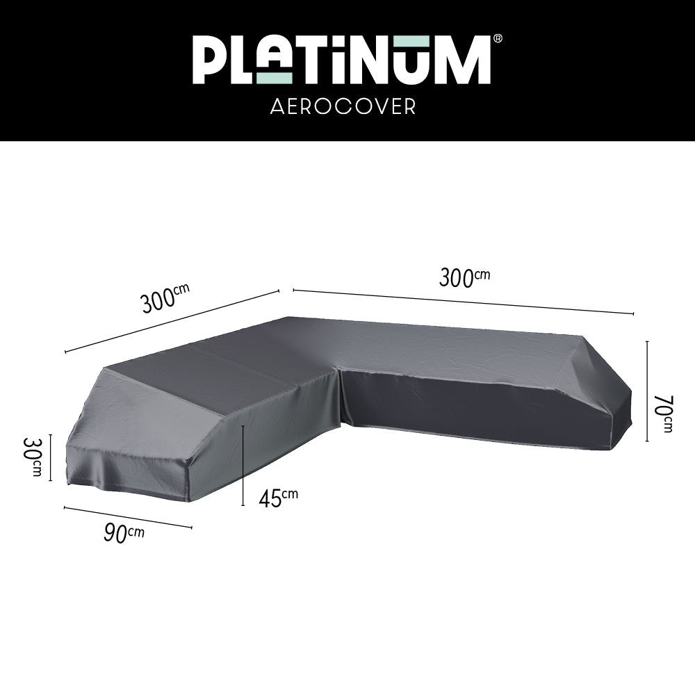 Platinum AeroCover Loungeset platformhoes 7886 300x300x90xH30/45/70