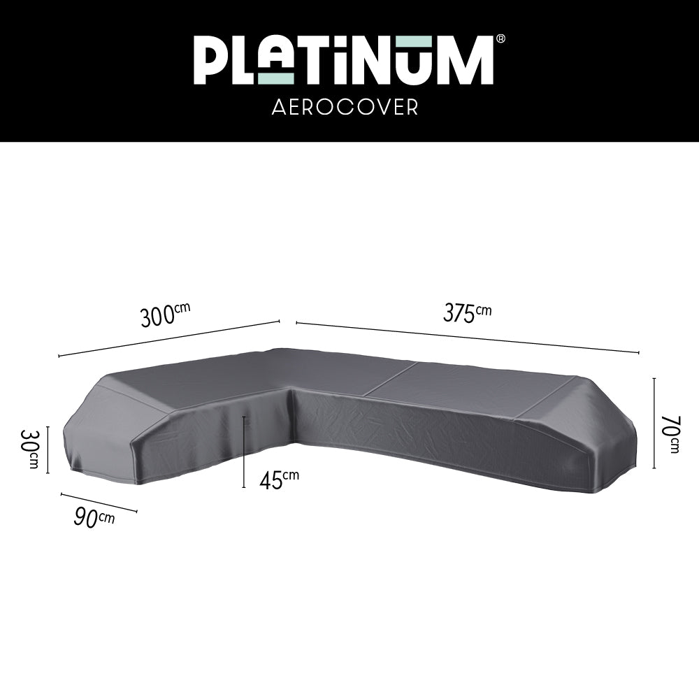 Platinum AeroCover Loungeset platformhoes links 7887 375x300x90xH30/45/70