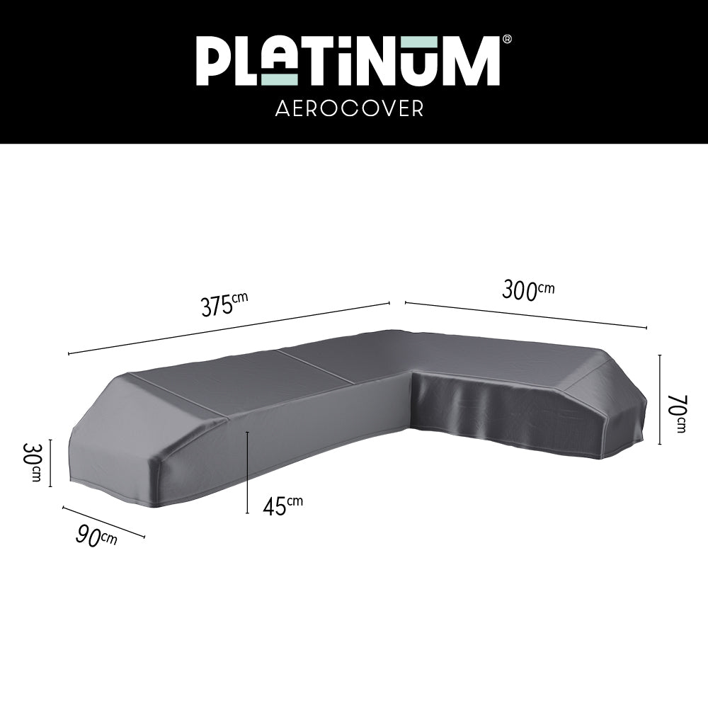 Platinum AeroCover Loungeset platformhoes rechts 7888 375x300x90xH30/45/70