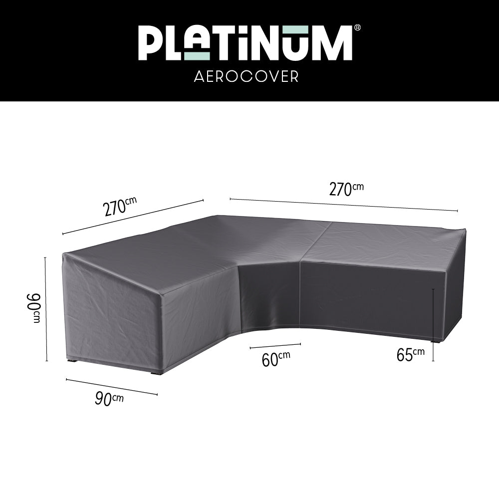 Platinum AeroCover Loungesethoes hoekset trapeze 7956 270x270x90xH65/90