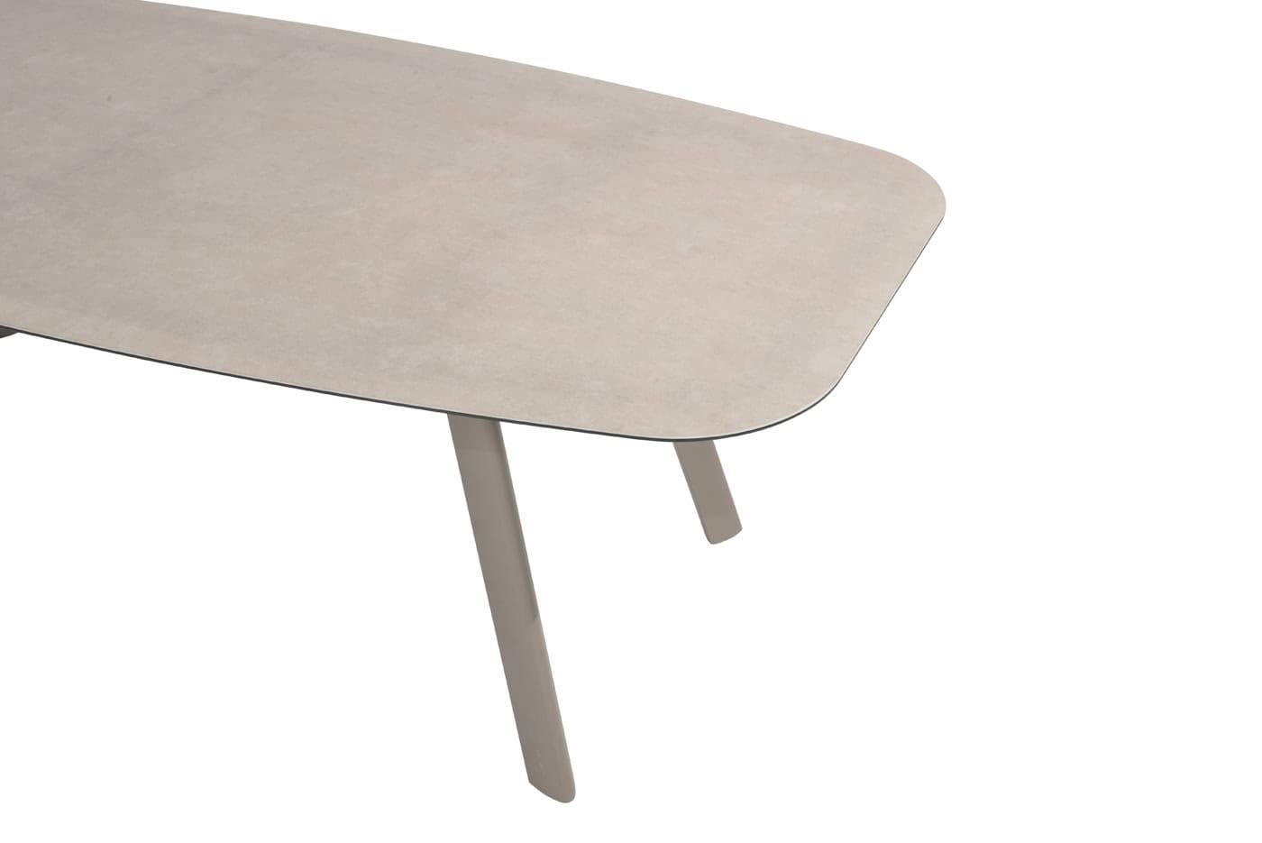 Taste 4SO Manolo eettafel cloud met geprint keramiek tafelblad 240 x 103 cm.