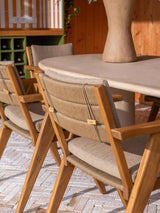 4 Seasons Outdoor Mats dining stoel incl. 2 kussens