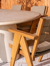 4 Seasons Outdoor Mats dining stoel incl. 2 kussens