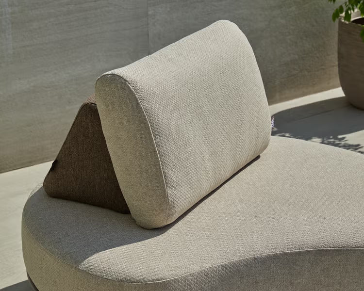 Applebee Moon Island backrest Brown, Bee Wett back cushion Cotton Flower
