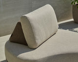 Applebee Moon Island backrest Brown, Bee Wett back cushion Cotton Flower