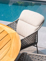 4 Seasons Outdoor Moretti high back dining stoel incl. 2 kussens
