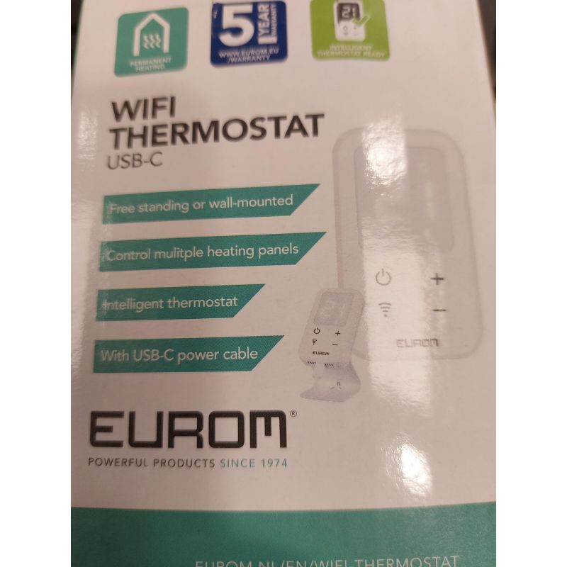 Eurom Wifi Thermostaat - USB C