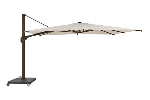 Suns Novara umbrella 400x300, with led camel sand