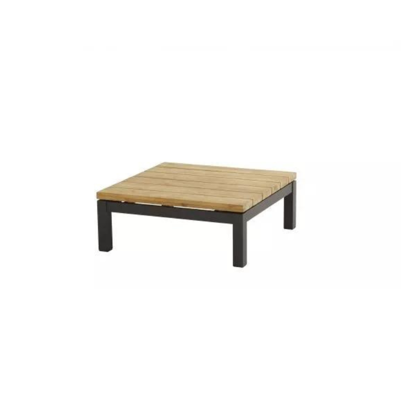 4 Seasons Outdoor Capitol koffietafel vierkant 90 x 90 x 35 cm. teak tafelblad