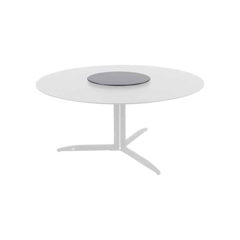 4 Seasons Outdoor Lazy Susan HPL slate antraciet Ø58cm
