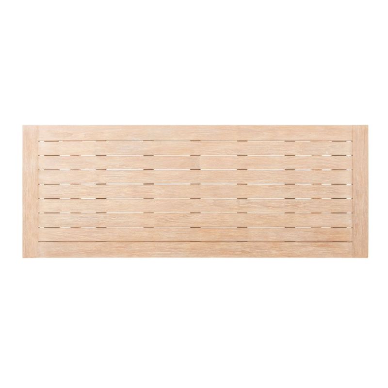 Taste by 4 seasons Noah low dining tafel blad + onderstel brushed teak 300 x 100 cm