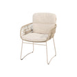 4 Seasons Outdoor Murcia dining stoel latte incl. 2 kussens