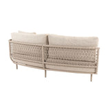 4 Seasons Outdoor Sardinia modulair 2-zits element links incl. 3 kussens + chaise lounge rechts incl. 3 kussens