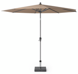 Platinum Riva Ø300 antraciet frame taupe doek