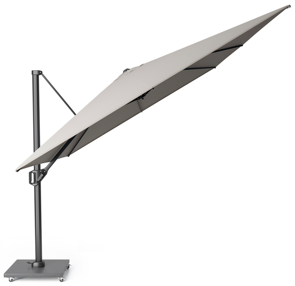 Platinum 400x300 Sun &amp; Shade zweefparasol Challenger T¹ premium  antra frame manhatten doek
