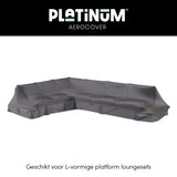 Platinum AeroCover Loungeset platformhoes links 7887 375x300x90xH30/45/70