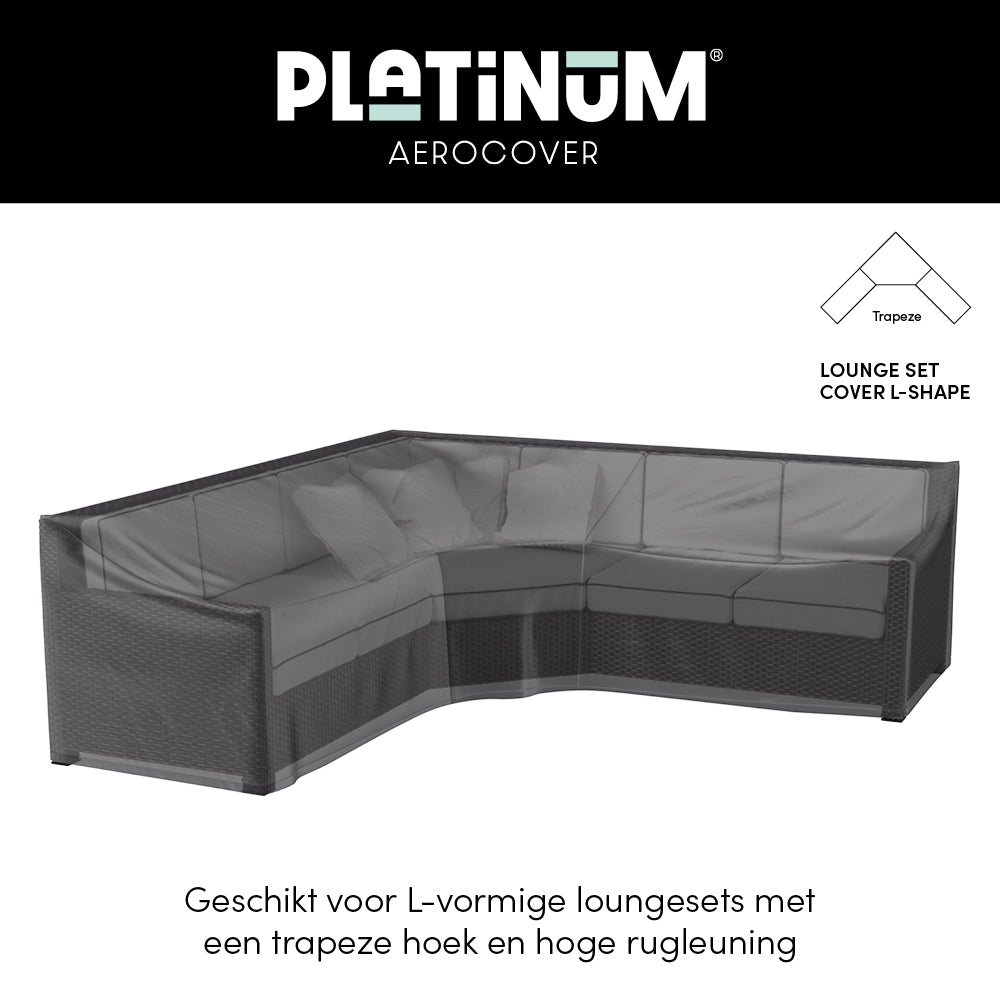 Platinum AeroCover Loungesethoes hoekset trapeze 7955 255x255x85xH65/90