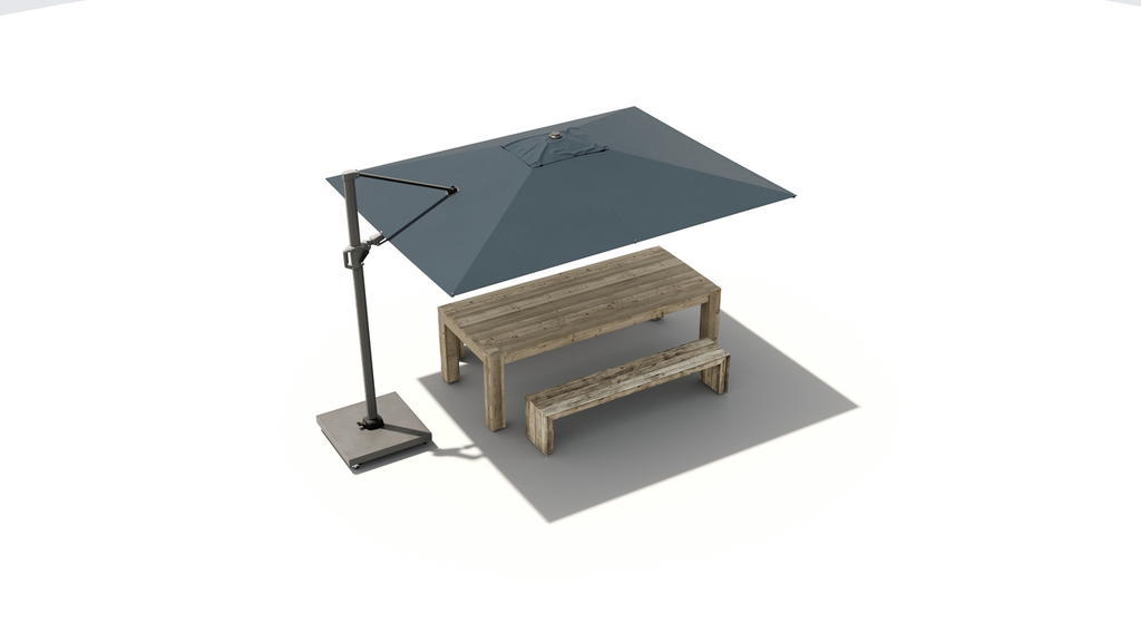 Platinum 260x350 Challenger T2 antraciet frame Manhattan doek