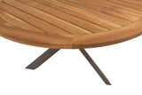Taste 4SO Prado tafelblad teak 160 cm. Ø Prado onderstel terre voor 160 cm. Ø ronde tafel