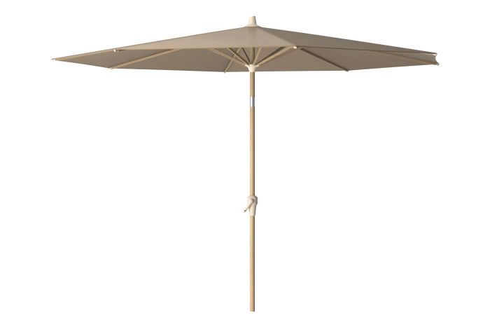 Platinum 300Ø Riva teaklook frame taupe doek