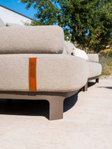 4 Seasons Outdoor Santorini hoekbank zonder salontafel