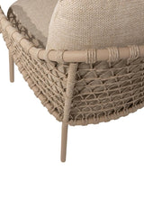 4 Seasons Outdoor Sardinia low dining stoel incl. 2 kussens